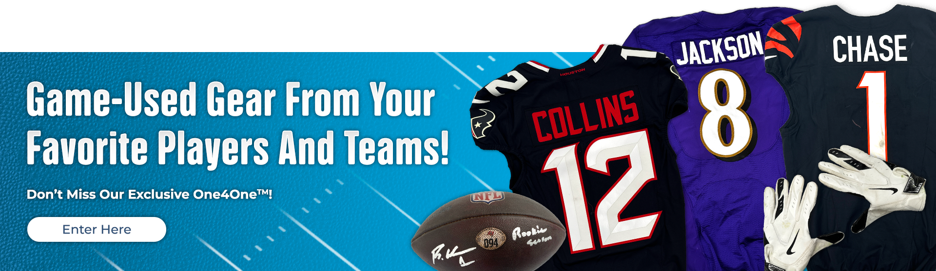 Shop game-used memorabilia from Metabilia